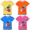 Ryan Oyuncaklar İnceleme T Shirt 4 Renkler 4-12Y Çocuk Boys Boys 100% Pamuk T-Shirt Tees Çocuklar Tasarımcı Giyim Erkek Çocuk Giysileri EFJ05