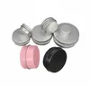 1/2 oz Aluminum Packing Bottles Tin Jars Screw Cap Round Storing Can Container Cosmetic Metal Tins Empty Containers 15ml Aluminums black gold pink