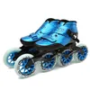 Speed ​​Inline Skates Carbon Fiber 4 * 90/100 / 110mm Konkurrensskridskor 4 Wheels Street Racing Skating Patines Liknande PowerSlide1