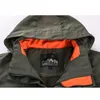 Les hommes d'hiver Bomber Veste à capuche coupe-vent Vestes militaire Vestes tactique hommes Armée multi-poche imperméable Manteaux Slim