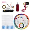 Ferramentas Liner Shader Fornecimento Rotary Máquina de Tatuagem Kit Profissional Conjunto de Máquina Iniciante Kits Concluído Conjunto de Caneta Tatuagem Kit Corpo Equipamentos