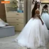 Романтический Boho бальное платье свадебное платье с плеча Милая бисером кружева аппликация принцессы свадебное платье длиной до пола, свадебные платья
