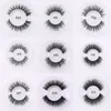 3D Mink Eye Lashes Crisscross False Eyelashes Faits à la main Doux moelleux Dramatique Full Strip Lashes