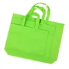 New Multi-color Non-woven Shopping Bag Foldable Reusable Grocery Bags Convenient Totes Bag Shopping Tote Bag Gifts Storage Bags