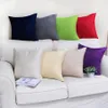 40 * 40cm Maison Chambre Canapé Taie D'oreiller Couleur Unie Ménage Multi Couleurs Oreiller Housse De Coussin Avec Fermetures À Glissière Invisibles En Nylon DH0772