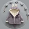 Baby Girls 2019 Winter Warm Coats Cute  Fleece Coat Fake Fur Warm Hooded Jacket Outwear Kid Girl Tops Clothes For 6-24M