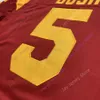 WSK Custom USC Trojans Footbal Jersey College Amon-Ra St. Brown Marlon Tuipulotu Aca'cedric Ware Jt Daniels Markese Stepp Stephen Carr