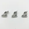 2019 Nya 200pcs skridskor skor charms hängsmycken retro smycken tillbehör diy antika silver hängsmycke för armband örhängen nyckelring 11 * 11mm