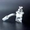 Narghilè Bong Quartz Banger Nail con tappo in carb rotante e rubino Terp Pearl Femmina Maschio 10mm 14mm 18mm 90 gradi per bong in vetro