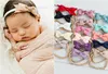 100pcs Baby Kids Grosgrain Small Ribbon Bow Tie Thin Nylon Headband Girls Hairbands Newborn Elastic Head Bands Hair Accessories