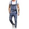 Dihope Heren Demin Jumpsuit Broek Jeans Mode Gescheurde Broek Streetwears Distressed Denim Bib Overalls mannelijke jarretel