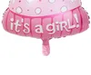 Saluto Cappello Point Palloncino pellicola di alluminio di Birthday Party Decoration Supplies è una femmina Boy Baby Shower Blu Rosa 1 05xtC1