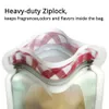 Duurzame multisize Redcleared Matte Mylar Flesvorm Stand Up Zip Lock -zak zak voor snackopslag4675563