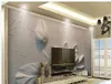 3D рельефный сброс лотоса украшения стены картины обои для стен 3 D для гостиной
