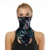 25# Outdoor Bandana Face Shield Print Ear Face Cover Sports Windproof Scarf Neck Tube Dust Riding Cycling Bandana Balaclava