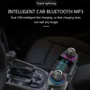 Kit Carprie Bluetooth Wireless Car Player MP3 Manifree CAR TRASMITTER FM A2DP 2.1A Visualizza LED LED FM FM