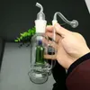 Neuer Crown Silent Filter Glas Hotpot Großhandel Glasbongs Ölbrenner Glas Wasserpfeifen Bohrinseln Rauchen