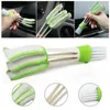 Double Ended Auto Car Air Conditioner Vent Outlet Cleaning Brush Car Meter Detailing Cleaner Blinds Duster Brush