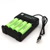 18650 Batteri USB Laddare Fast Laddning för 18650 14500 16340 26650