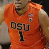 Oregon State Beavers Osu Basketball Jersey Ncaa College Payto Tres Tinle Thompson Kelley Reichle Hollinsa.c。 Green Barry Gary Payton II