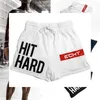 Men Fitness Bodybuilding Shorts Man Summer Gyms Workout Male Breathable Mesh Quick Dry Sportswear Jogger Beach Short Pants