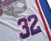 Men's #32 Shanghai Sharks Basketball Jerseys Team Color White Ed Jimmer Fredette Jersey S-XXL