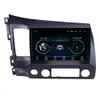 10.1 "Android HD Touchscreen 1080p Car Video Radio för 2006-2011 Honda Civic med Bluetooth WiFi OBD2 USB Audio Aux ReomView Camera