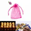 Geschenkwikkeling Organisator Candy Storage Organza Festival Wedding Easy Sluiting Drawing Hoge dichtheid Draagbare sieraden Pouch Bag Party1