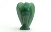 15 pouces de chakra naturel Stone sculptée Crystal Reiki guérison Guardian Angel Wing Figurine 1PCS5464183