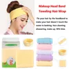 Kadınlar Salon SPA Yüz Kafa Ayarlanabilir Kadınlar Güzellik Makyaj Hairband Yumuşak Banyo Yüz Temizleme Saç Wrap Havlu