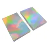 Present Wrap 500st Holograms Laser Paper Box Cartons Package Cosmetics Makeup Boxes Wedding Favor Candy1