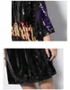 Hello528Shop Vuxen Jazz Fashion New Dance Costume Sequins Women Loose Letter Blouse Kvinna Street Performance Kläder Ladies Toppar