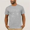 Wydrukowana koszulka Koszulka Neck Casual T-shirt Voyager Golden Record Carl Sagan Funny Men Bawełna Sunlight T-shirt