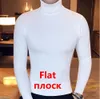 2019冬のハイネックの厚い暖かいセーター男性タートルネックブランドメンズセータースリムフィットプルオーバーメンニット男性二重カラー