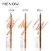 12 sztuk / zestaw Menow Foundation Foundation Highlight Ołówek Korealer Pen Blemish Acne Mark Hider Collarbone Contour Makeup