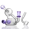 Tornado Bongs Recycler Ghohohs Smoking Glass Water Pipes Thick Glass Water Bong Bong Heady Oil Rigs Glass Bubbler Dabber