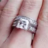Dames klassieke ijsringen ringen Nieuwe trendy sieraden Shiny Ring Wedding Party Gift Hight Quality New1570235