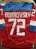 Russland Jersey World Cup WCH 8 Alex Ovechkin Vladimir Tarasenko 71 Evgeni Malkin 72 Sergei Bobrovsky 13 Pavel Datsyuk Russischer Hockey Jersey