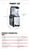 Free shipment machine 1*10L single tank cooling summer drink making smoothie cooling slushie frozen ice slush maker