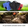 Mountain Road Bike Cykel Halva ansiktsmasker Anti-damm Cycling Face Mask Breattable Activated Carbon Cycling Running Bicycle Mask