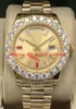 Luksusowy Zegarek 3 Styl Nowy Mężczyzna II 18K Złoto 41mm Diamond Ruby Watch Will Diamond Diamond Bezel 218235 Automatyczne Daktylowe Zegarki Męskie Nadgarstek