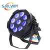 Sahne Led Işıklar Par IP65 Açık Su geçirmez Pil Enerjili 9pcs 18W 6in1 LED UPLIGHT Sahne Par ışıkları