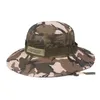 Camouflage Sun Hut und Mesh Hut für Männer Frauen Fischereidesign Safari Cap mit Sonnenschutz Unisex Bucket Outdoor Boone Hut 231h