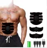 全復活可能なワイヤレス筋肉刺激装置スマートフィットネストレーナー腹部腕筋肉エクササイザーボディスリミングマッサージ218D