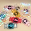 Cristal bonbons Wrapper Cils cas pour 25 mm Lashes 3D Vison Strips Bombe Cils Drop Shipping FDshine