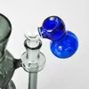 10 färger Ash Catcher med 14,4 mm manlig gemensam glasbubbler rökningstillbehör Ashcatcher skålar för bongs vattenrör