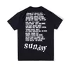 20SS INS HOT American unisex cpfm.xyz Sunday Flea Grand otwieranie koszulka deskorolka męska designerka T Shirt Women Street Luksusowa koszula