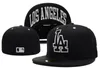 2020 Neue montierte Hüte Top -Qualität Los Angeles Designer Cap Dodgers Teams Logo Stickerei Hut Hip Hop Outdoors Sport Caps gemischt7253264