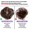 Echt mensenhaar Scrunchie Bun Up Do Hair Pieces Wavy Curly of Messy Ponytail Extension Natuurlijke kleur 4 8 27 30 60 613 Zilvergrijs Roze Bella