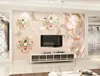 Gems high-end personalizados Foto 3D Parede Mural Wallpaper 3D Sala de estar Quarto fundo Wallpapers 3 D